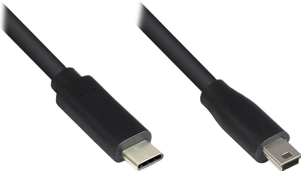 Good Connections USB2.0 Kabel C-Mini B5pol. zwart. 3m