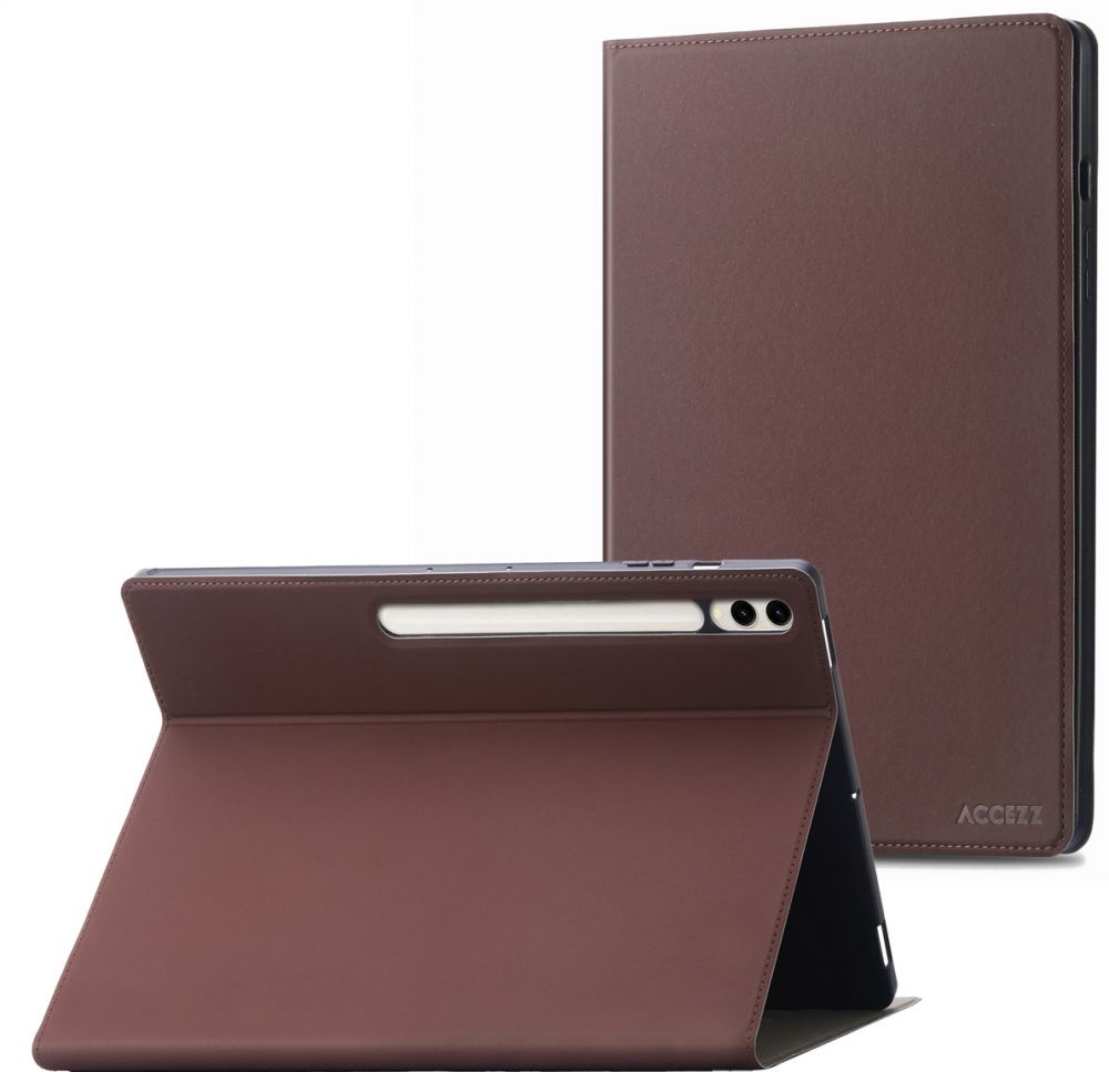 Accezz Classic Tablet Case Samsung Galaxy Tab S10 Plus / Tab S9 Plus / Tab S9 Plus FE  - Bruin