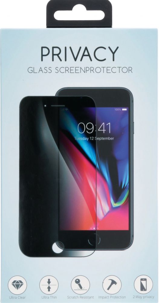 Selencia Gehard Glas Privacy Screenprotector iPhone SE (2022 / 2020)