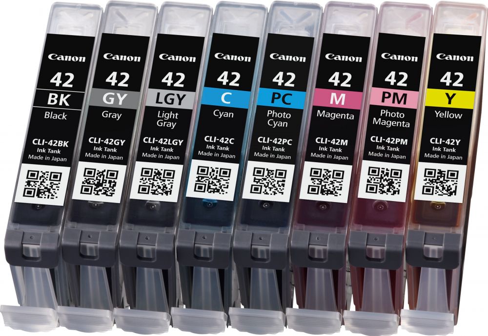 Canon CLI-42 BKGYLGCMYPCPM Multipack - 8