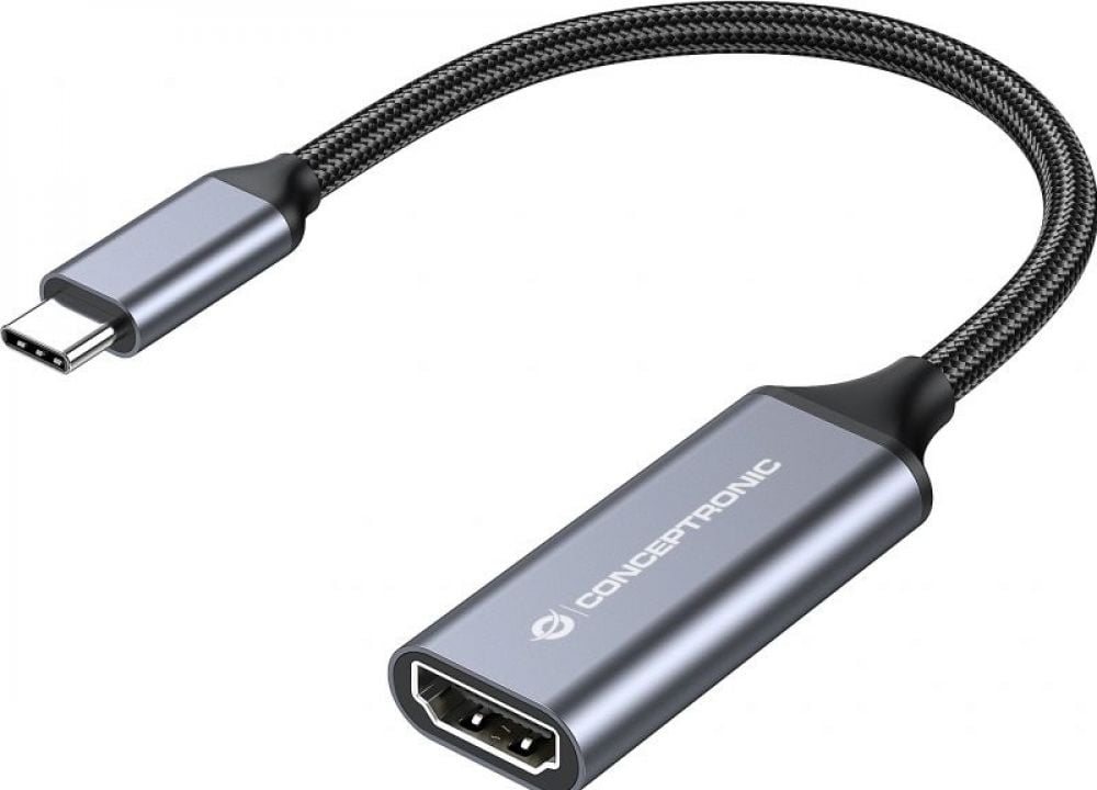 CONCEPTRONIC Adapter USB-C -> HDMI 4K60Hz sw