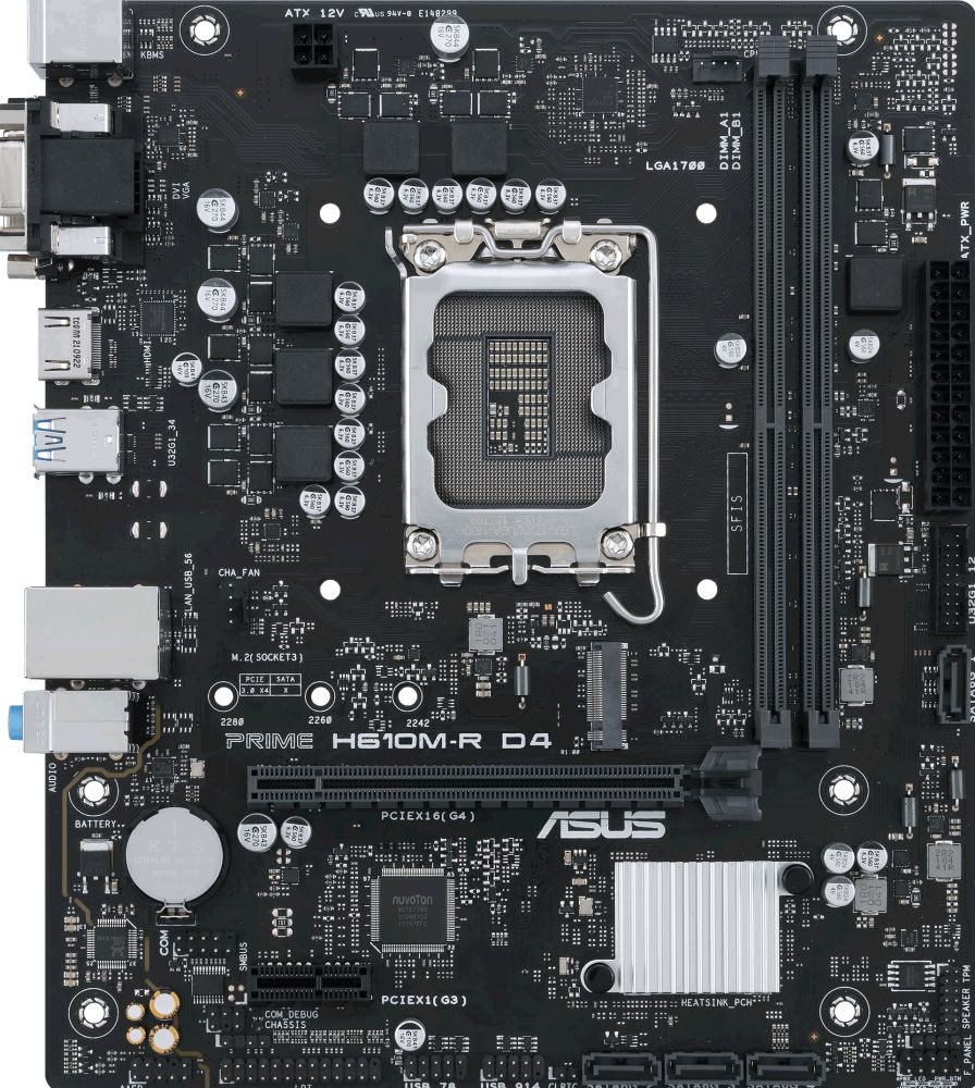 ASUS PRIME H610M-R D4 - Moederbord
