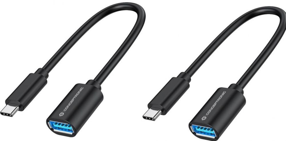 CONCEPTRONIC Adapter USB-C -> USB-A 3.0 OTG 2er-Pack gr