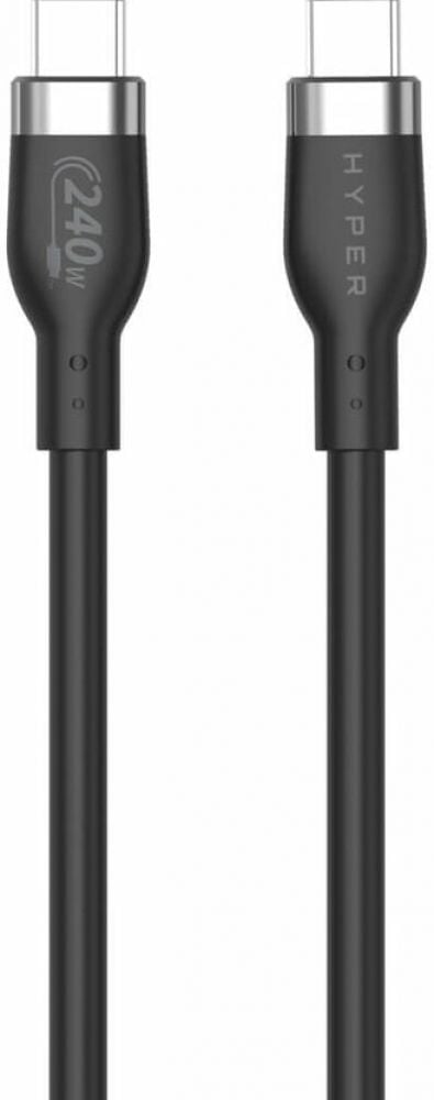 1M Silicone 240W USB-C Charging Cable Bl