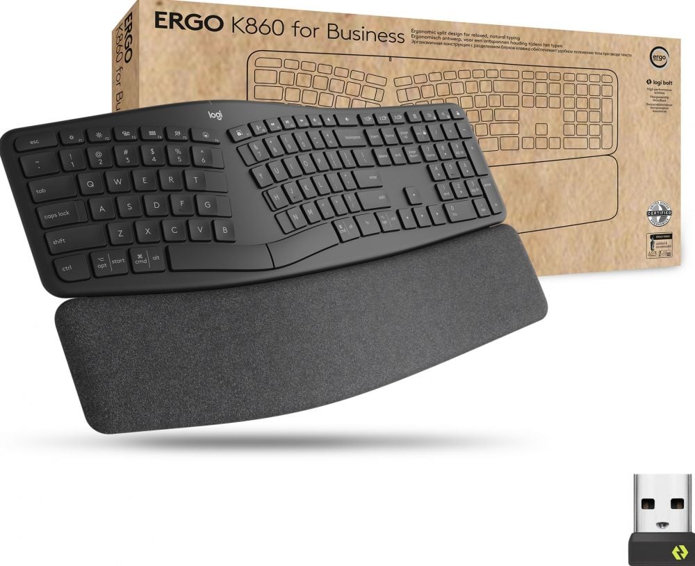 Logitech Ergo Series ERGO K860 for Business - Toetsenbord