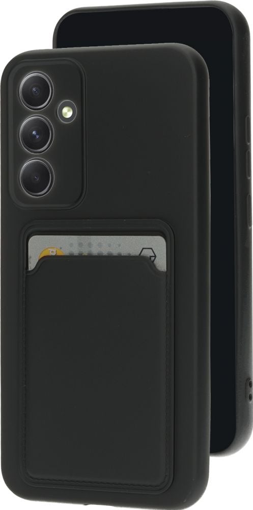 Stevige TPU Case met Kaarthouder en shockproof randen Ontdek de ultieme bescherming voor je smartphone met de TPU Case met Kaarthouder van Mobiparts.