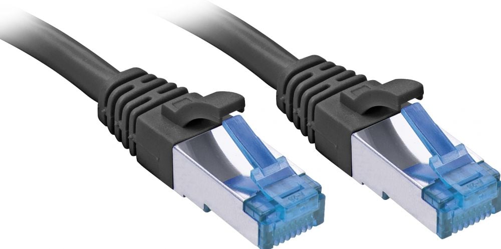Lindy Patchkabel Cat6A S/FTP PIMF TPE zwart 0.50m