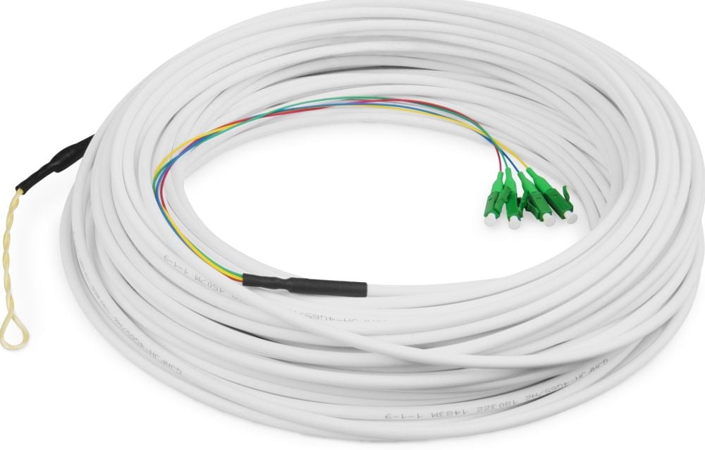 Cable Digitus FTTH Dropk SM 4 Faser, LC/APC 30m FTTH Dropkabel, Singlemode, 4 Faser, LC/APC G.657.