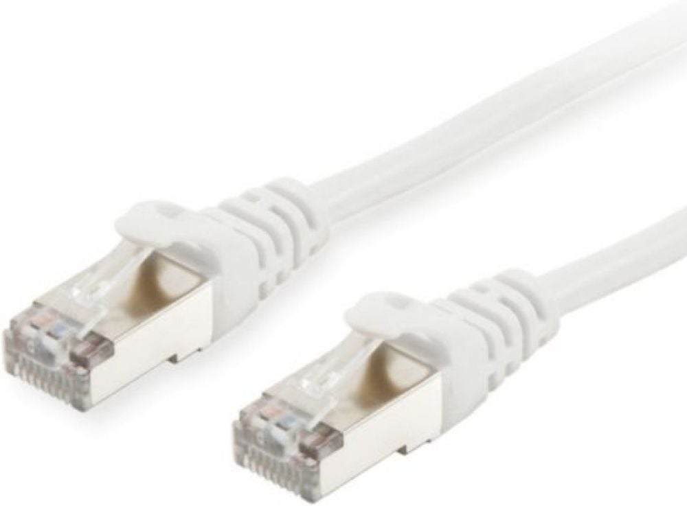 Equip Patchkabel Cat6A S/FTP 2xRJ45 0.15m weiß