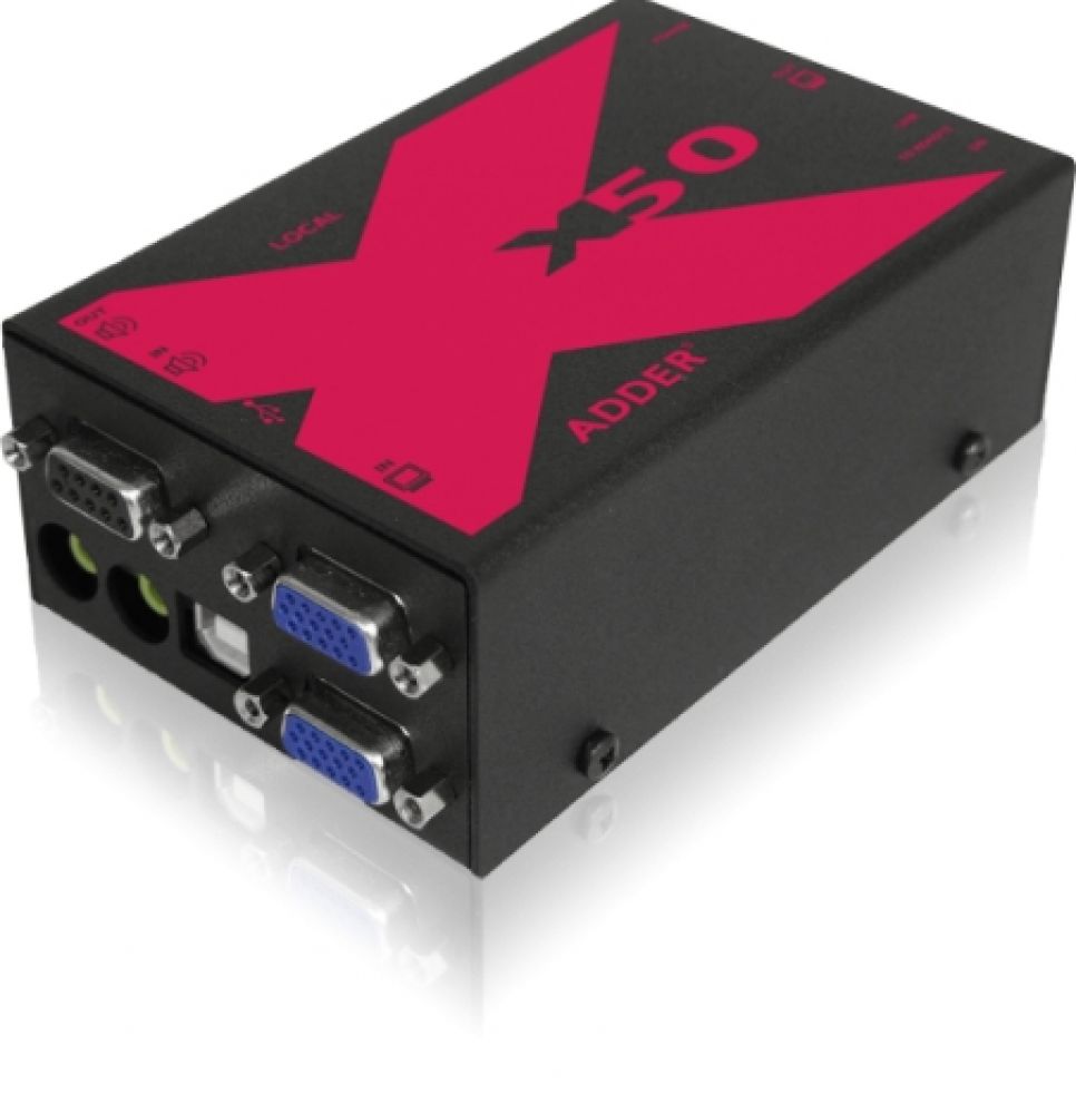 AdderLink X Series X50 MultiScreen - KVM / audio / serieel / USB uitbreider