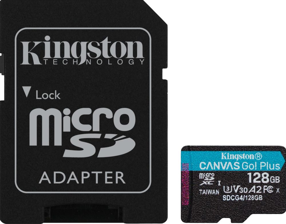 KINGSTON Kingston Canvas Go! Plus Gen 4 128GB - Flashgeheugenkaart
