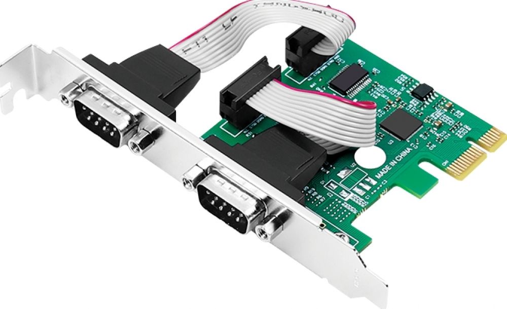 LogiLink PC0031 - PCIe Express x1 naar 2x Serieel