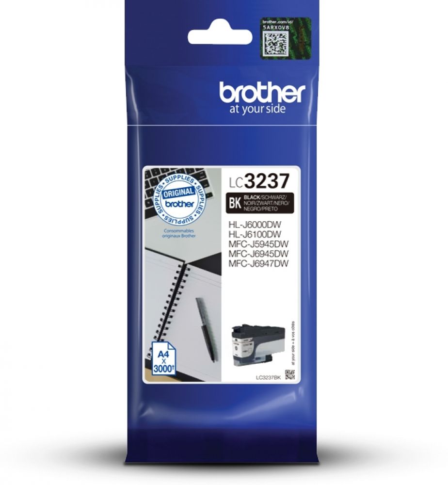 Brother LC3237BK - Zwart