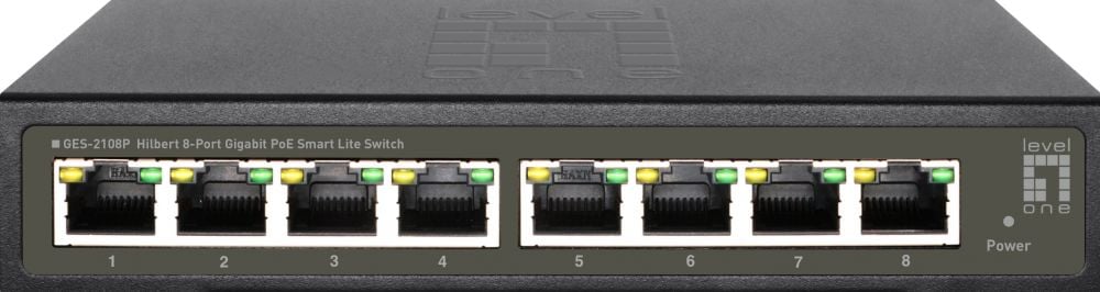 LevelOne Switch 8x GE GES-2108P 112W 8xPoE+