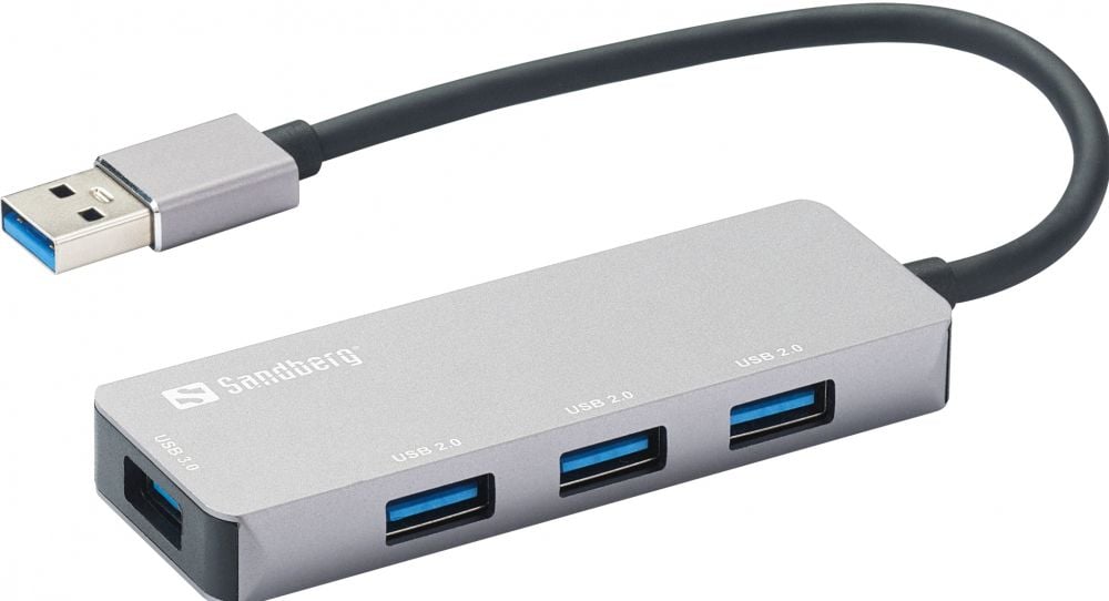 Sandberg USB-A Hub 1xUSB3.0+3x2.0