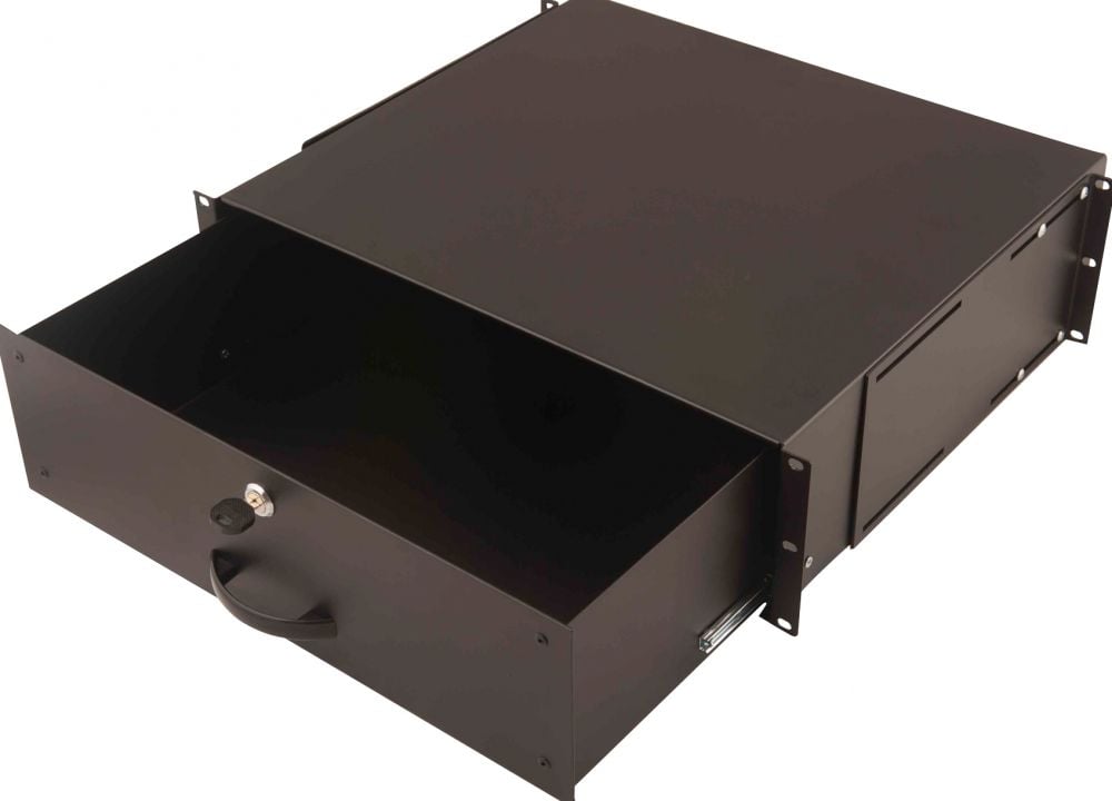 Digitus DN-19 KEY-3U-SW - Rekopslaglade