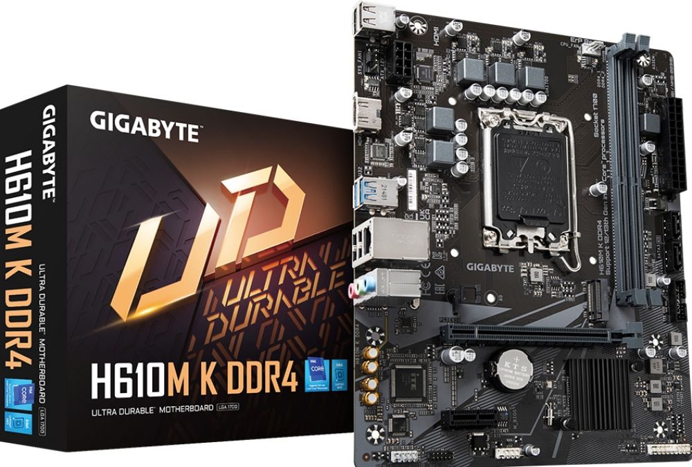 Gigabyte H610M K DDR4 (rev. 1.0) - Moederbord