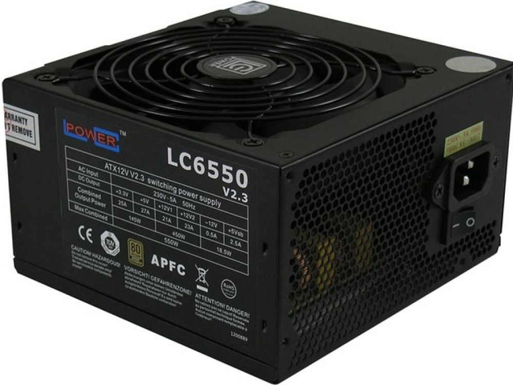 LC-Power LC6550 V2.3 - Voeding
