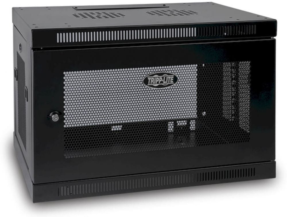 Tripp Lite 9U Wall Mount Rack Enclosure Server Cabinet w Door & Side Panels - Rack kast