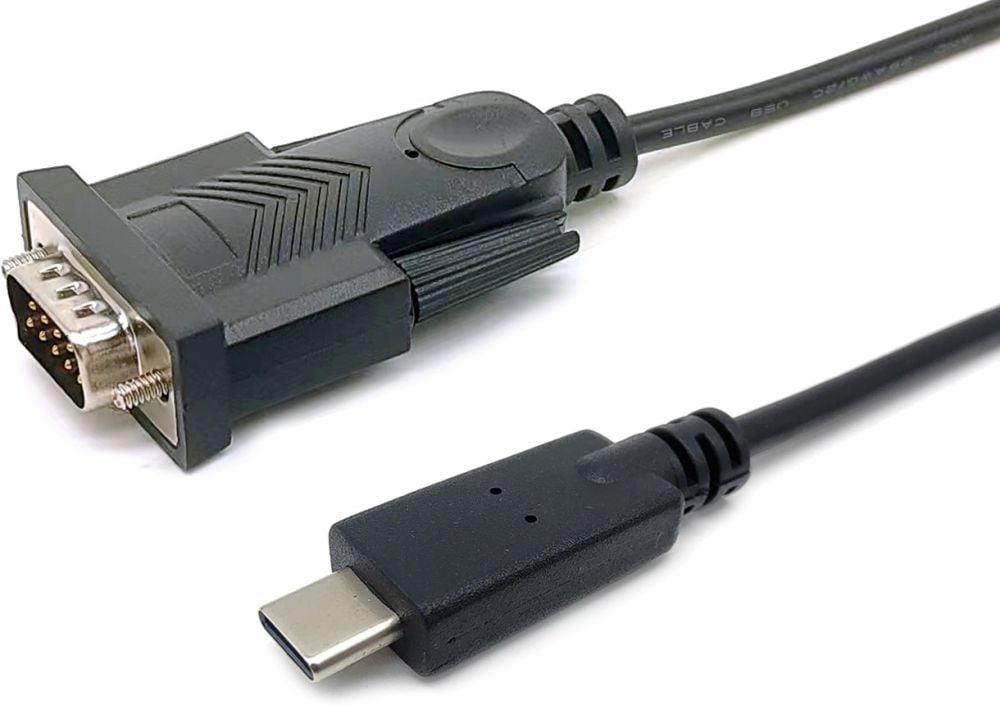 Equip USB Kabel USB-C to Serial (DB9) Cable, M/M, 1.5m