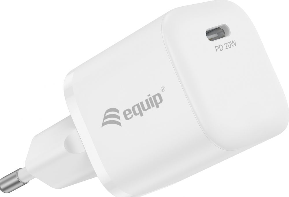 Equip Ladegerät 1Port 20W,1xUSB-C PD weiß