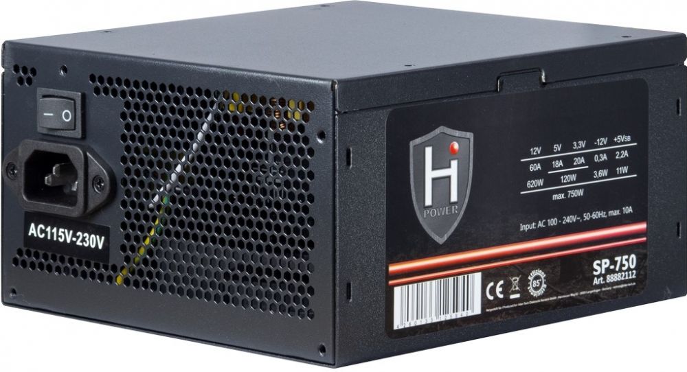 Inter-Tech HIPOWER SP-750 - Voeding