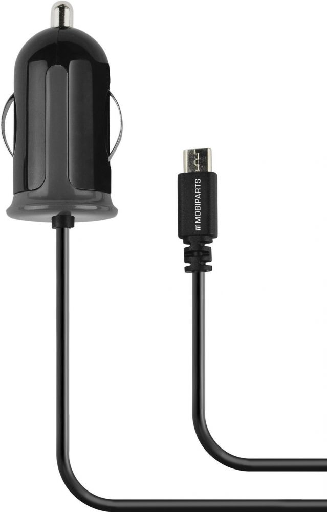 Mobiparts Car Charger Micro USB 2.1A Black
