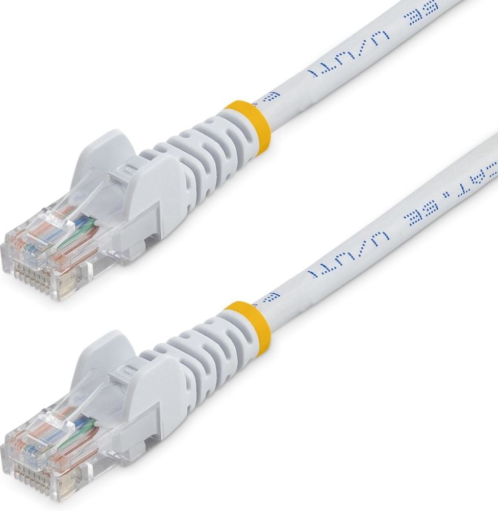 StarTech.com 0,5m Cat5e Ethernet netwerkkabel met snagless RJ45 connectors - UTP kabel 50 cm wit