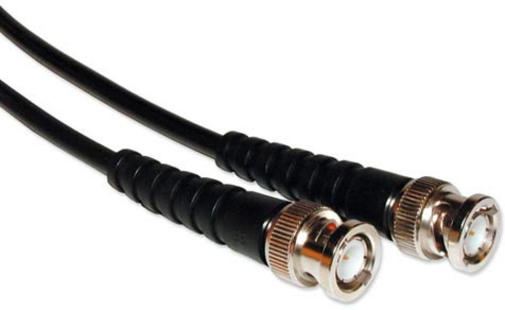 ACT Q70500 BNC RG-58 Patchkabel | 50 Ohm | Zwart | 5 meter