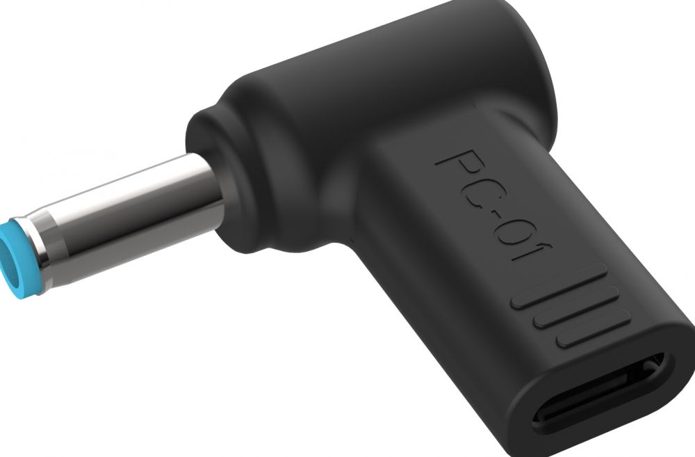 CONCEPTRONIC CONCEPTRONIC Adapter USB-C -> DC, HP 4.5x3.0mm 18-20V zwart