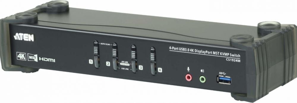ATEN CS1924M KVMP Switch - KVM / audio / USB switch