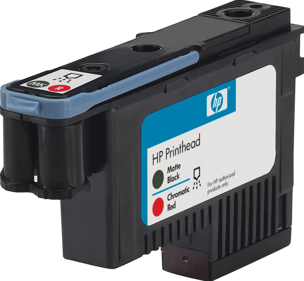 HP 73 - Matzwart, chroomrood