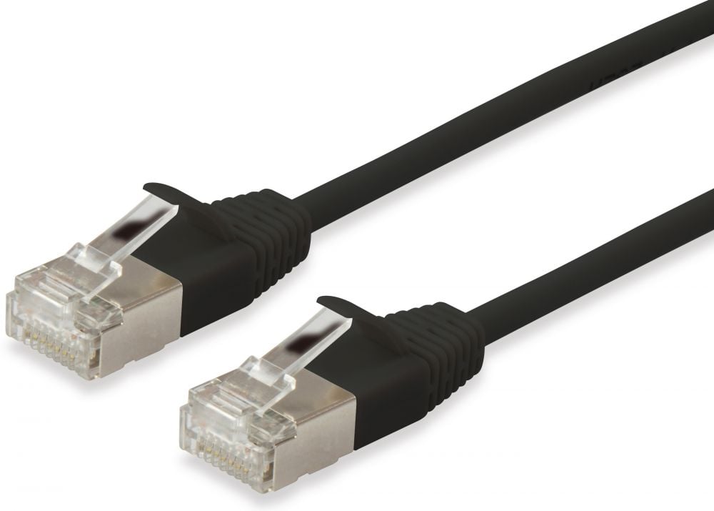 Equip Patchkabel Cat6A S/FTP 2xRJ45 3.00m sw (SSTP) Slim