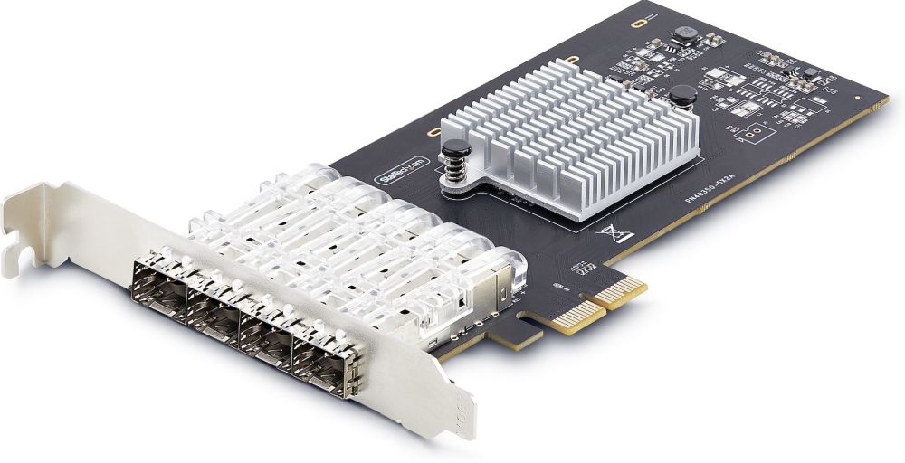4-Port 1GbE SFP PCIe Network Card NIC