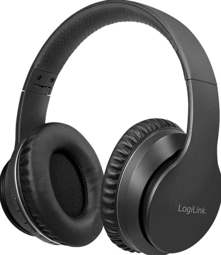 LogiLink Bluetooth Headset,Active-Noice-Cancelling,V5.0,schw
