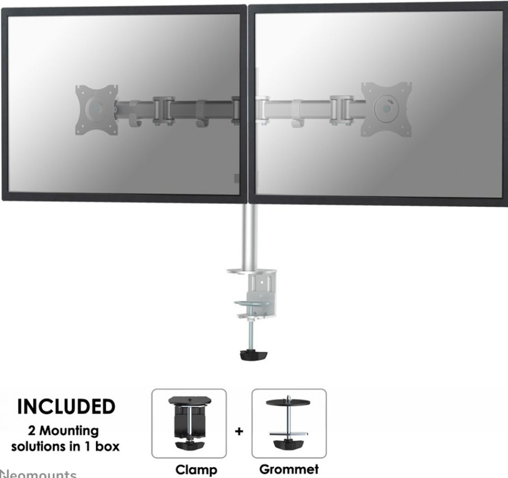 Neomounts by Newstar NM-D135D - Monitorarm voor 2 schermen