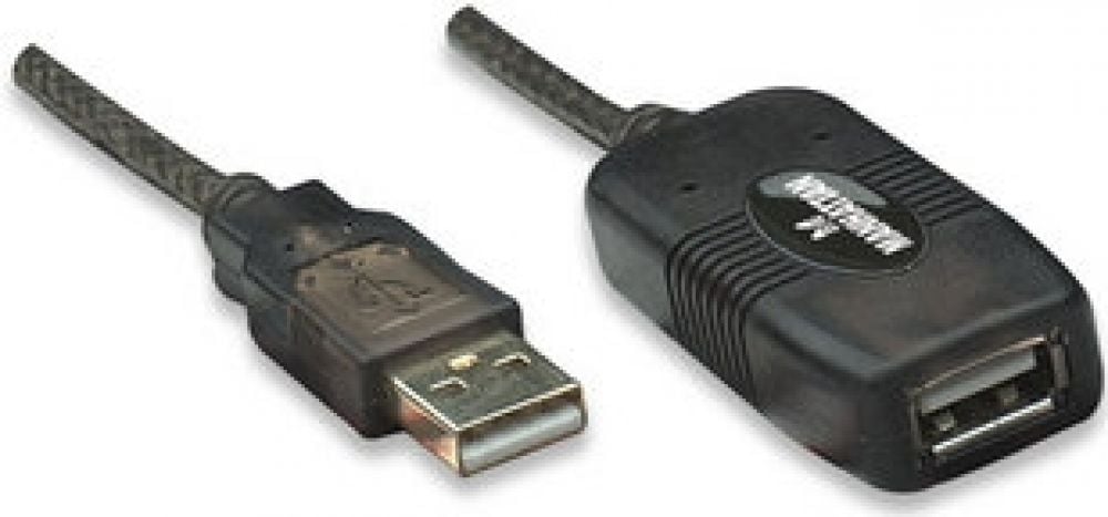 USB-Repeater USB 2.0 A -> A 10m Black
