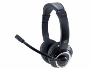 CONCEPTRONIC Headset connector Kabel,Mikro,Fernb. Stereo zwart