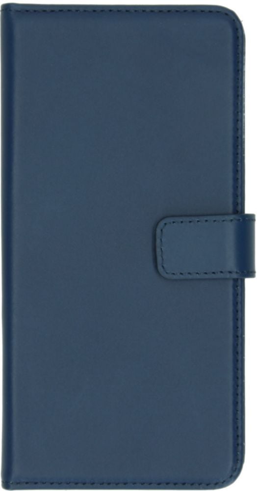 Selencia Echt Lederen Bookcase Samsung Galaxy A51 - Blauw