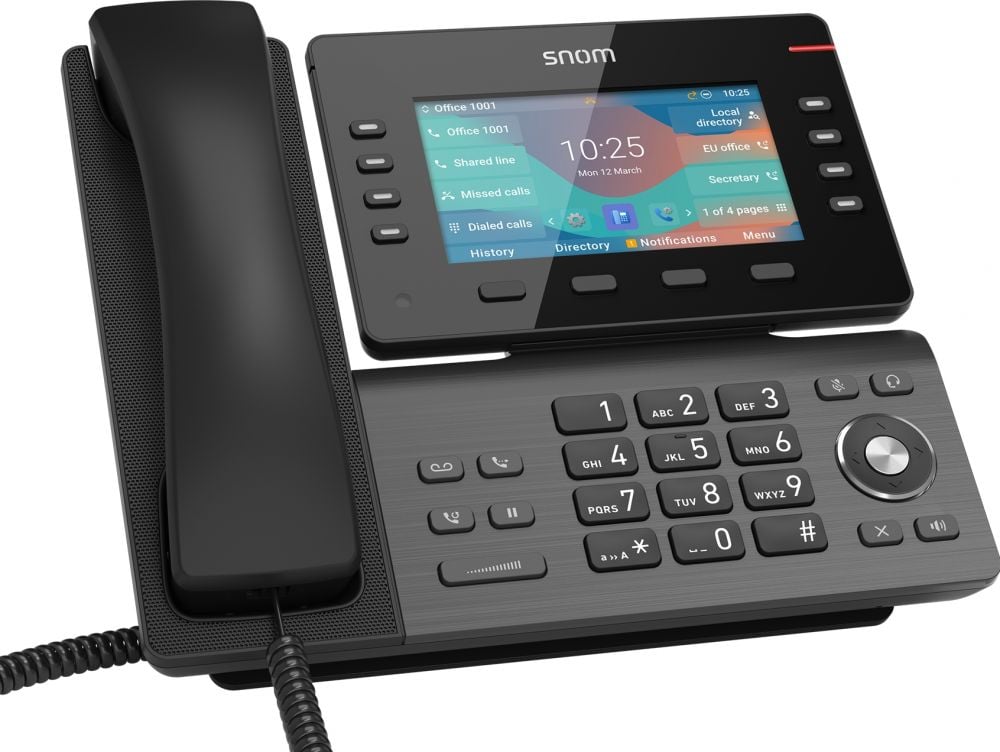 Snom Telefon D862 schwarz ohne Netzteil