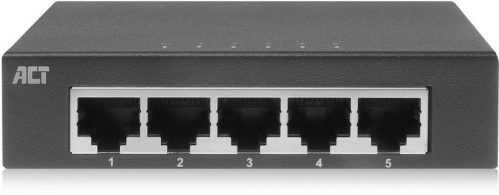 5 POORTS, NETWERKSWITCH, 1GBPS. 1 stk