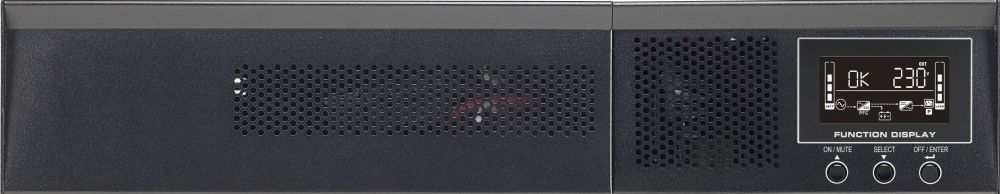 PowerWalker VFI 1500 RMG PF1, Dubbele conversie (online), 1,5 kVA, 1500 W, Sinus, 110 V, 300 V