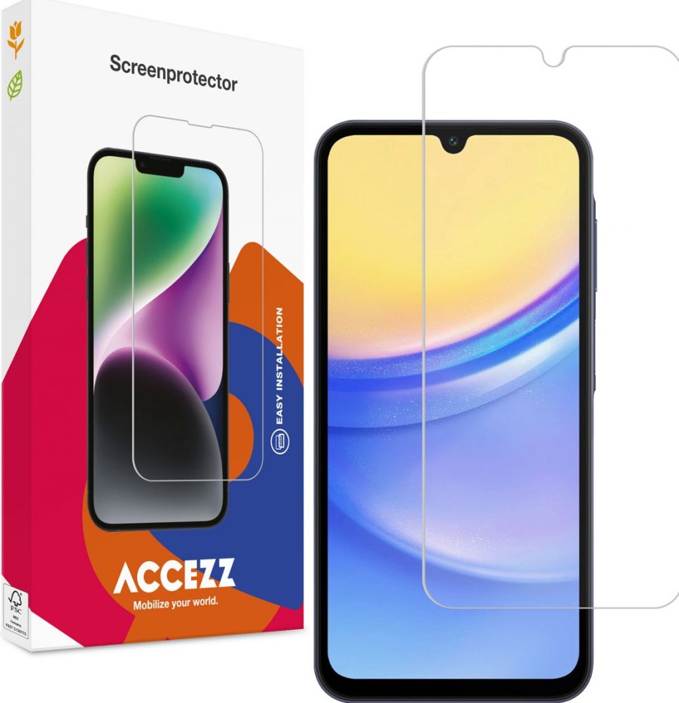Accezz Gehard Glas Screenprotector Samsung Galaxy A15 (5G/4G)