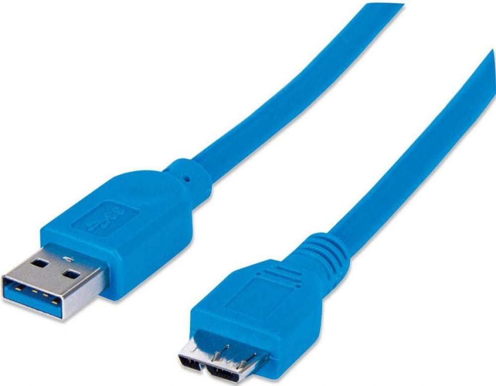 Manhattan USB3.0 aansluitkabel A stekker/Micro-B stekker 2m