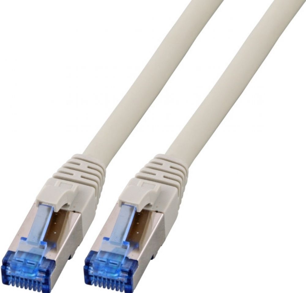 EFB RJ45 Patchkabel S/FTP,Cat.6A,Cat7 TPE superflex,0,5m,gra