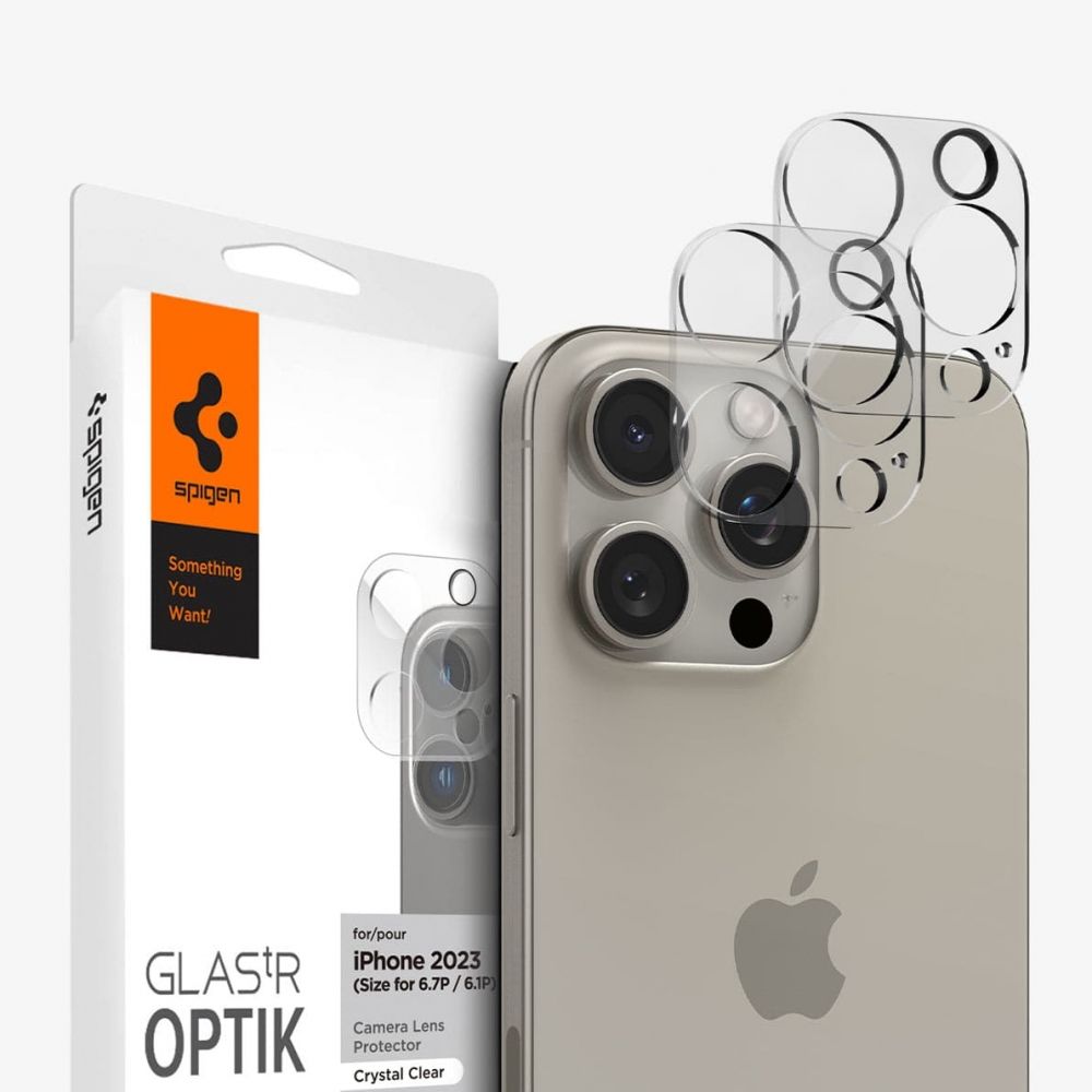 Spigen GLAS.tR Optik - Lensbeschermer voor mobiele telefoon