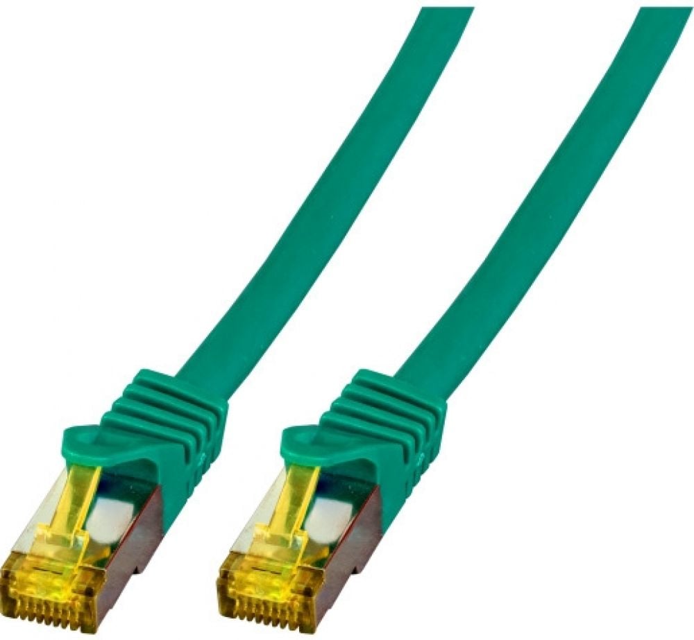 EFB RJ45 Patchkabel S/FTP,Cat.6A,LSZH,Cat.7 Rohk.,0,5m,grijs