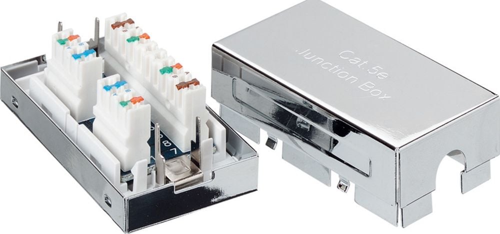 Equip 135420 Junction Box for Cat.5e for Lan Cable [22-26AWG, solid wire, shielded]
