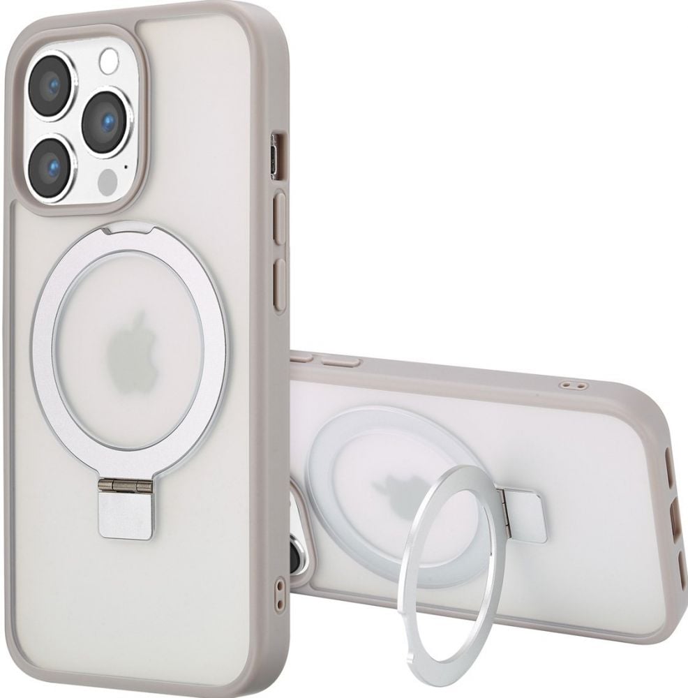Accezz Ring Stand Backcover met MagSafe iPhone 13 Pro Max - Grey