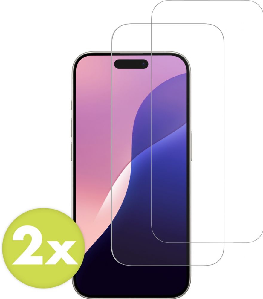 Accezz Gehard Glas Screenprotector 2-pack iPhone 16 Pro Max